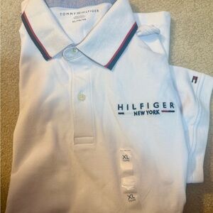 Tommy Hilfiger White Polo Shirt NWOT